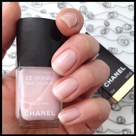 chanel nail polish 167 ballerina|Chanel ballerina nail color.